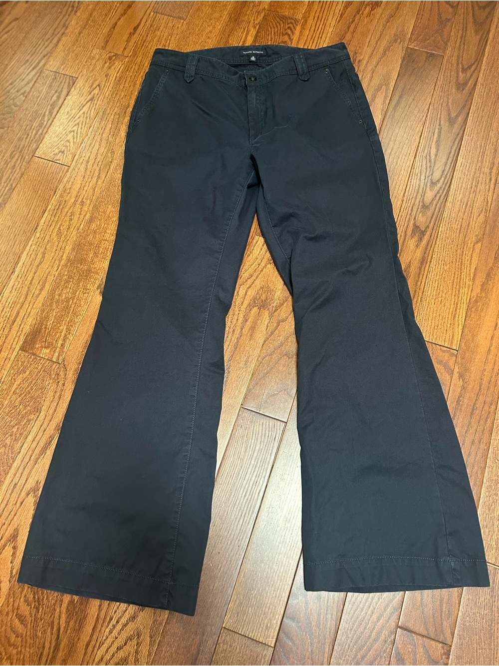 Banana Republic navy bootcut chino pants size 12